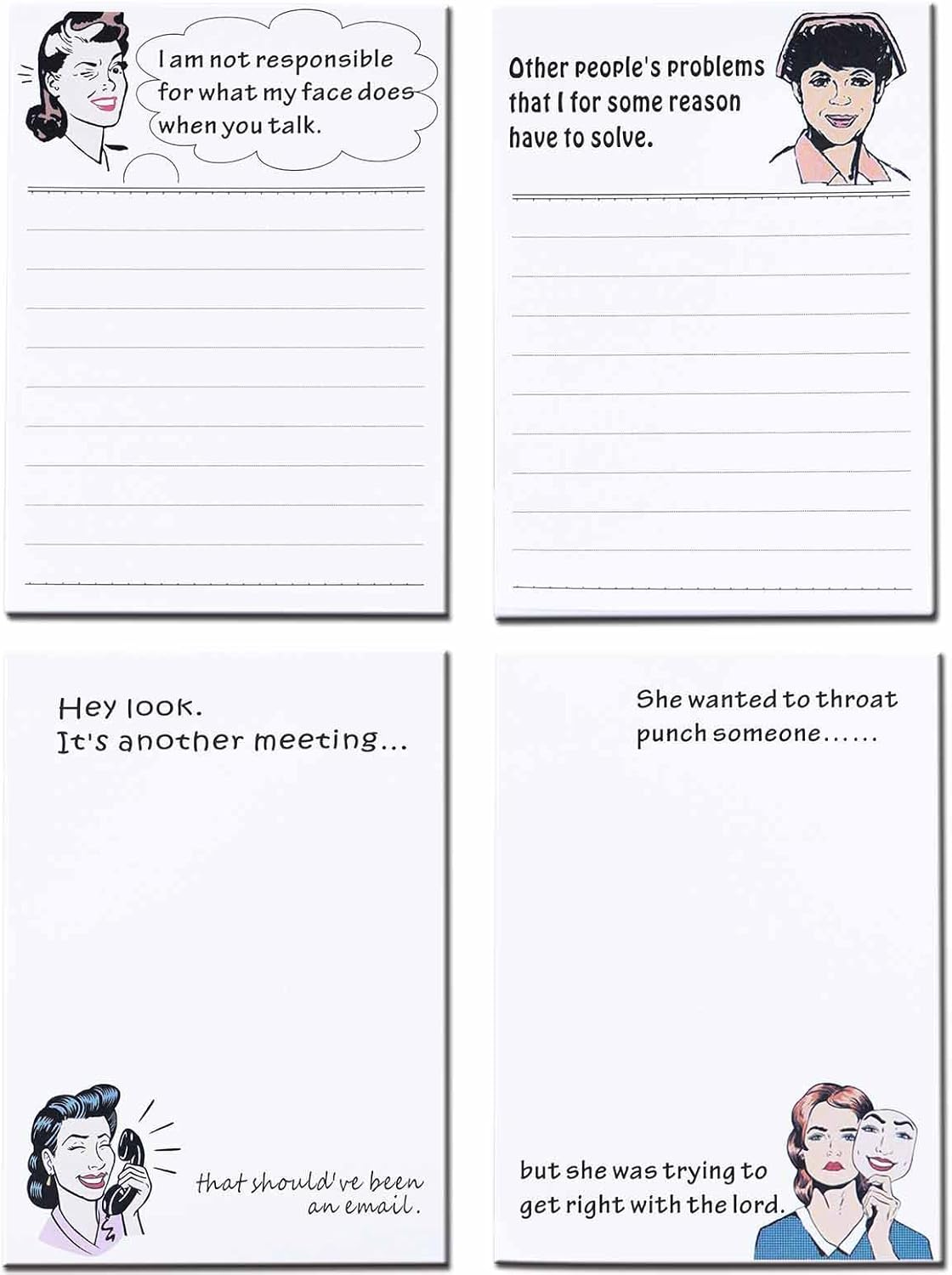 DUGUTUL Funny Novelty Memo Pads