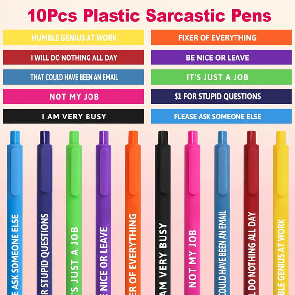 Sassy Sarcastic Pens Set