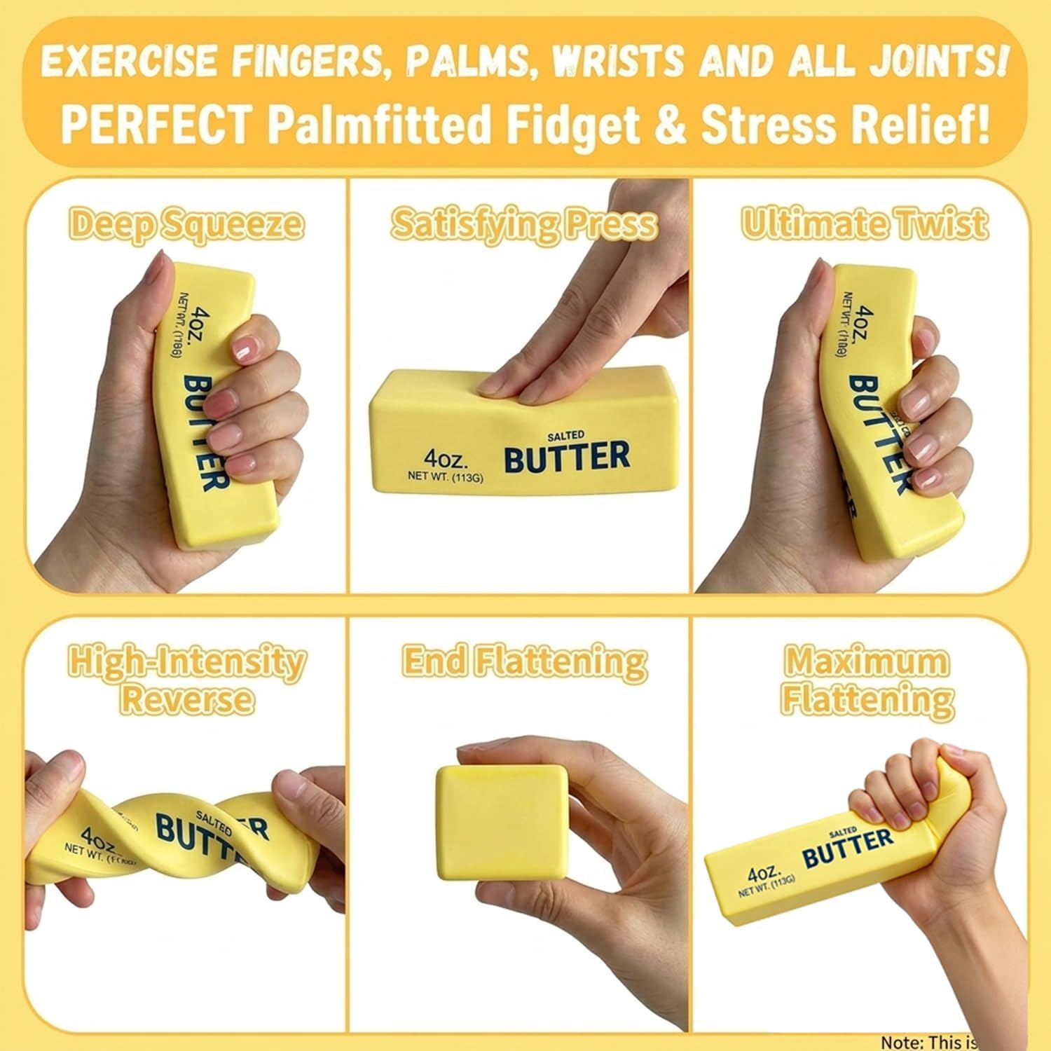 Butter Bliss Stress Toys