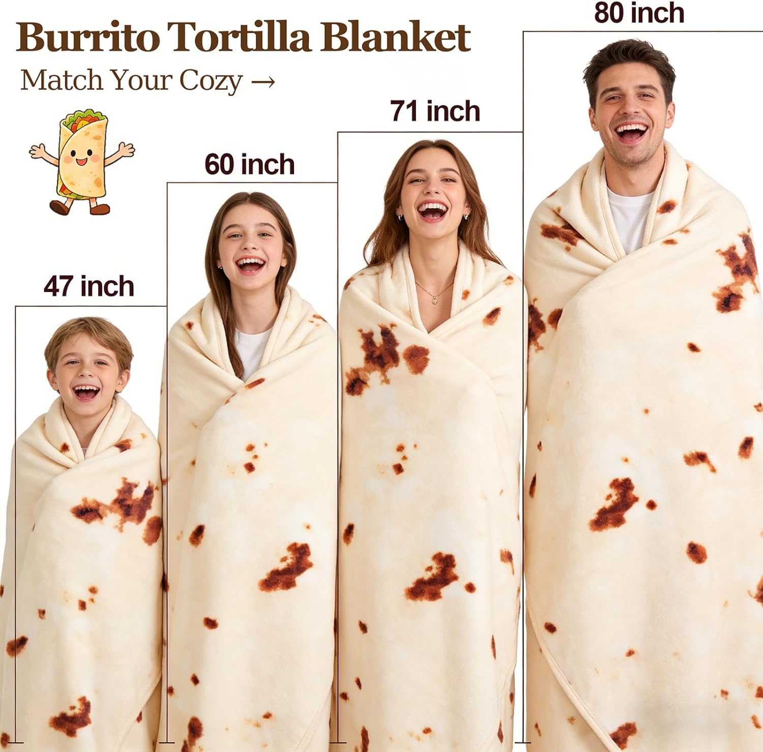 Cozy Tortilla Wrap Blanket