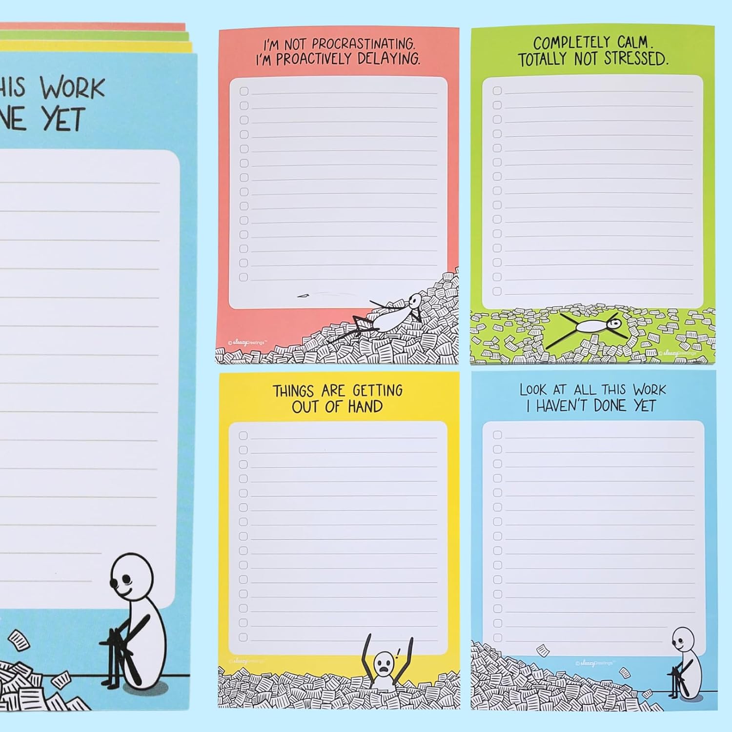 Sassy To Do List Notepad Set