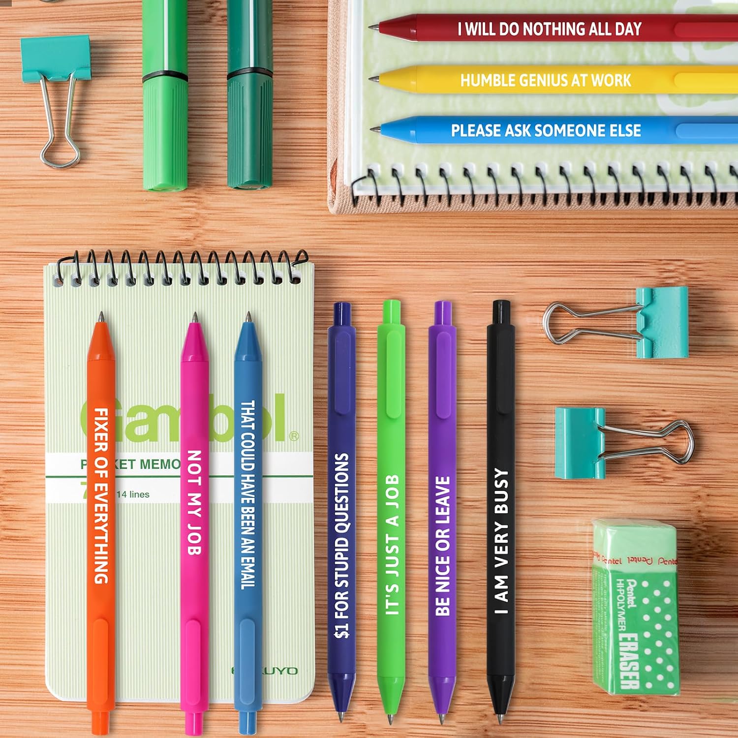 Sassy Sarcastic Pens Set